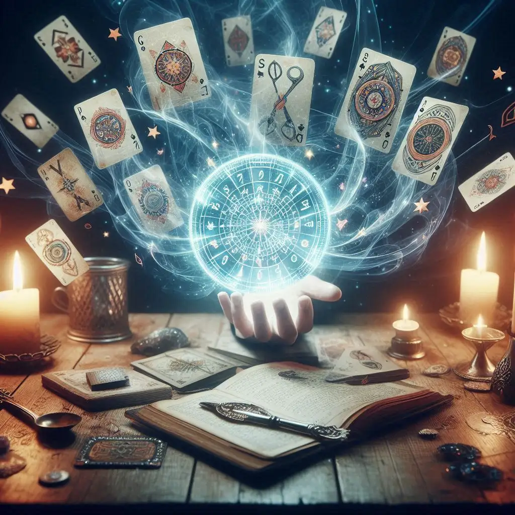 O Poder Misterioso do Tarot - imagem gerada por IA