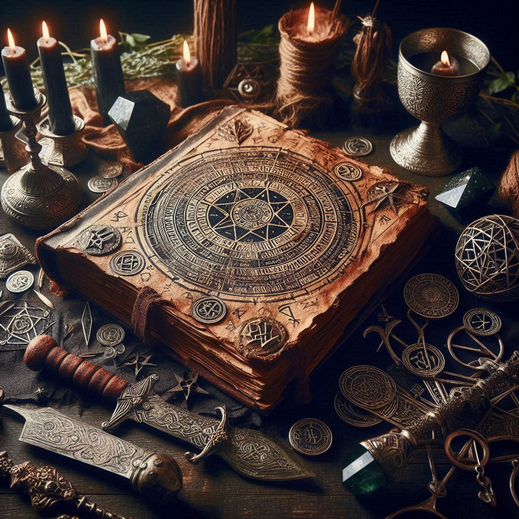 Livro de Magia Ancestral - imagem gerada por IA / Bing