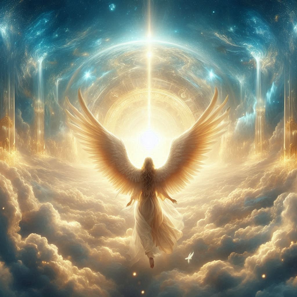 Todos os Tipos de Anjo: Conheça as Hierarquias Celestiais - imagem gerada por IA / Bing image creator