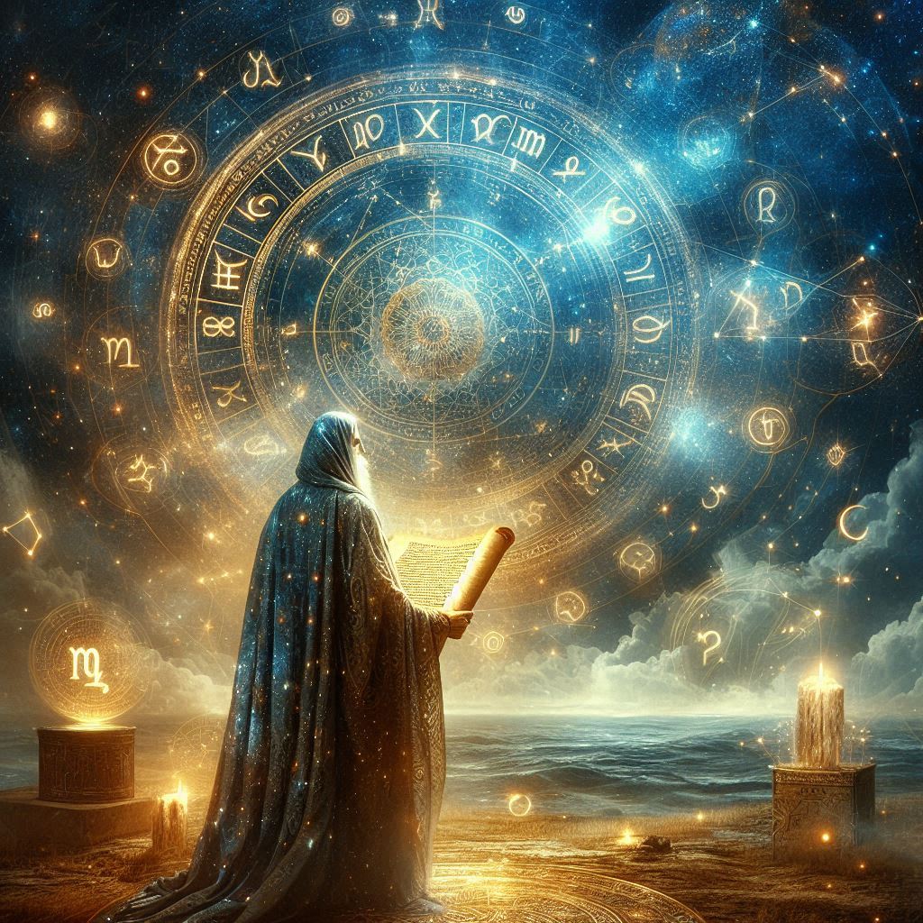 A Magia Astrológica / imagem gerada por IA / Bing image creator / bandoleiro.com