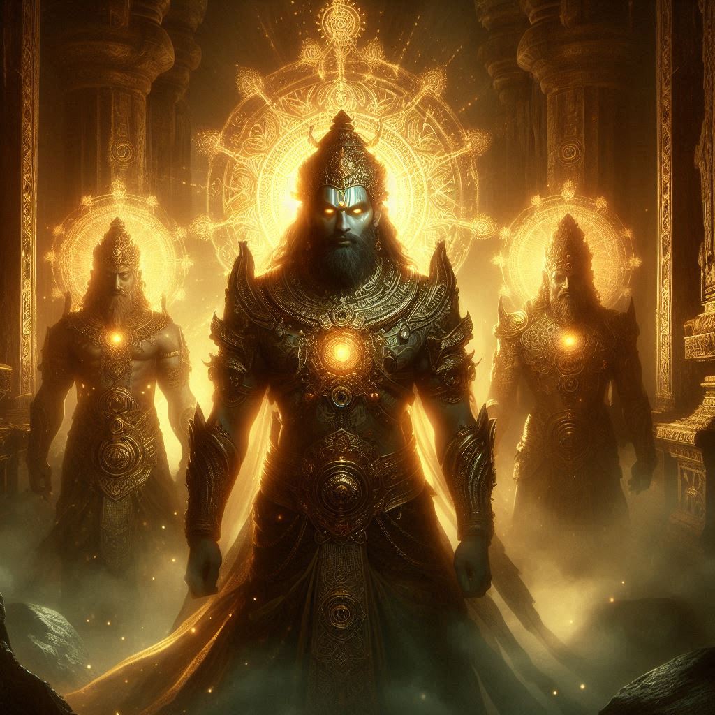 O Enigma das Divindades / imagem gerada por IA / bing image creator / bandoleiro.com
