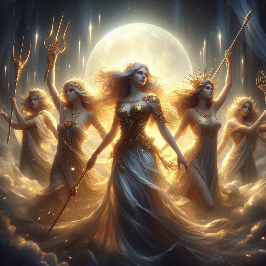 Deusas Gregas: O Sussurro das Divindades Eternas / imagem gerada por IA / Bing Image Creator / bandoleiro.com