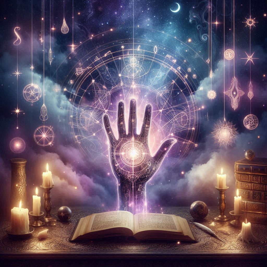 O Que as Mãos Revelam Para Seu Destino / imagem gerada por IA / Bing image creator / bandoleiro.com