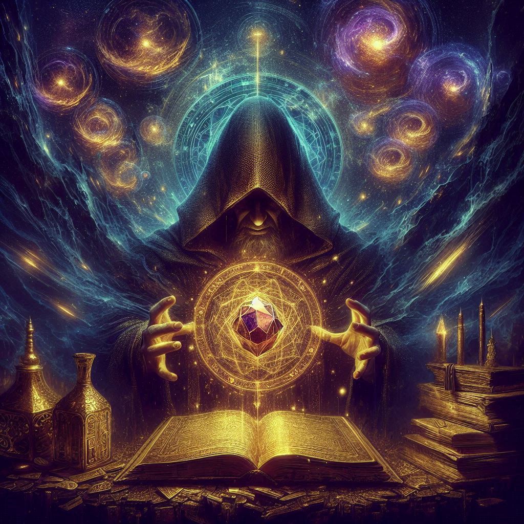 O Portal Alquímico para o Desconhecido / imagem gerada por IA / Bing Image Creator / bandoleiro.com