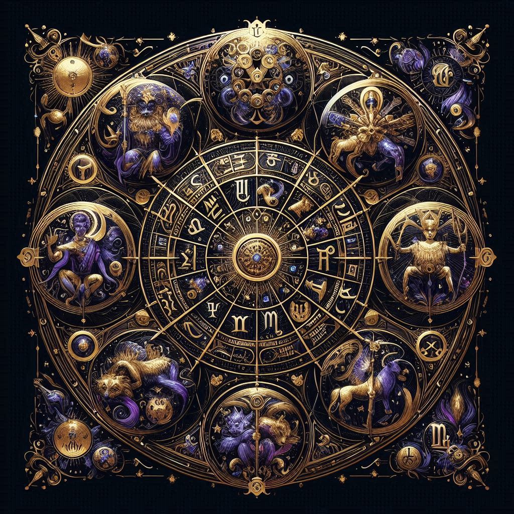 Os signos e a mitologia: Os segredos dos deuses no zodíaco / imagem gerada por IA / Bing Image Creator / bandoleiro.com