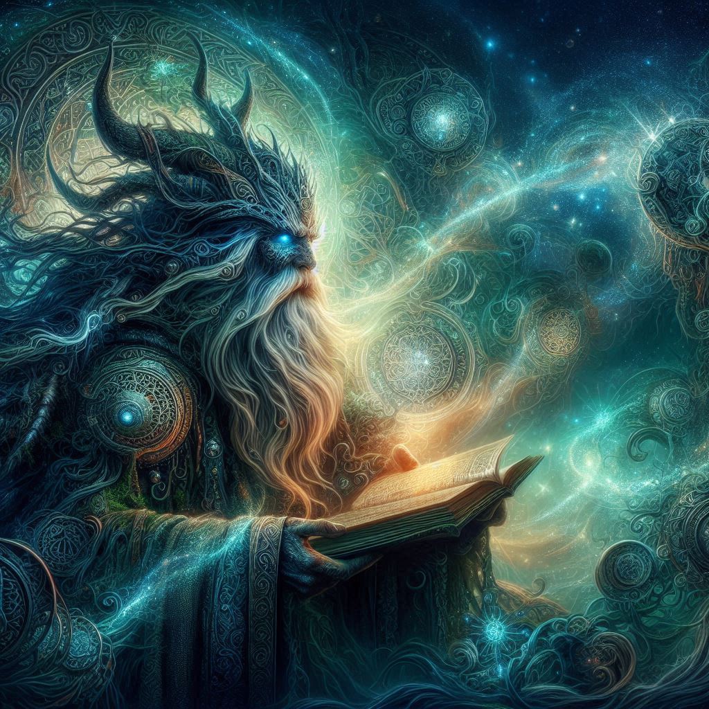 Os druidas célticos: guardiões da natureza e do conhecimento / imagem gerada por IA / Bing Image Creator / bandoleiro.com
