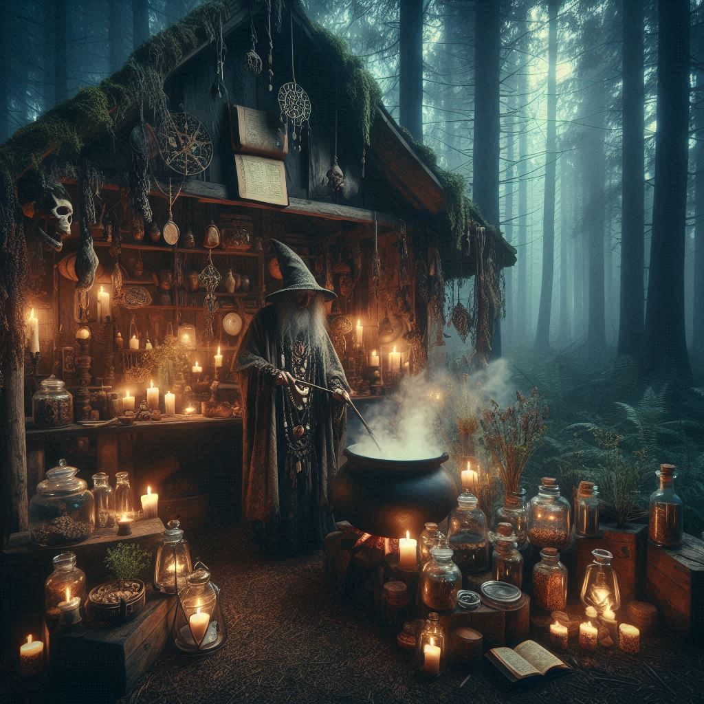 A alquimia verde / imagem gerada por IA / Bing Image Creator / bandoleiro.com