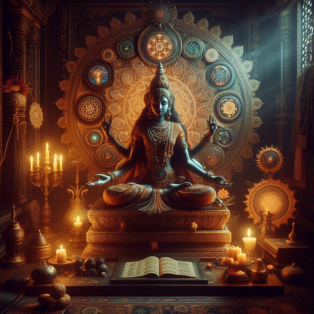 Índia védica: mantras, magia e chakras / imagem gerada por IA / Bing Image Creator / bandoleiro.com