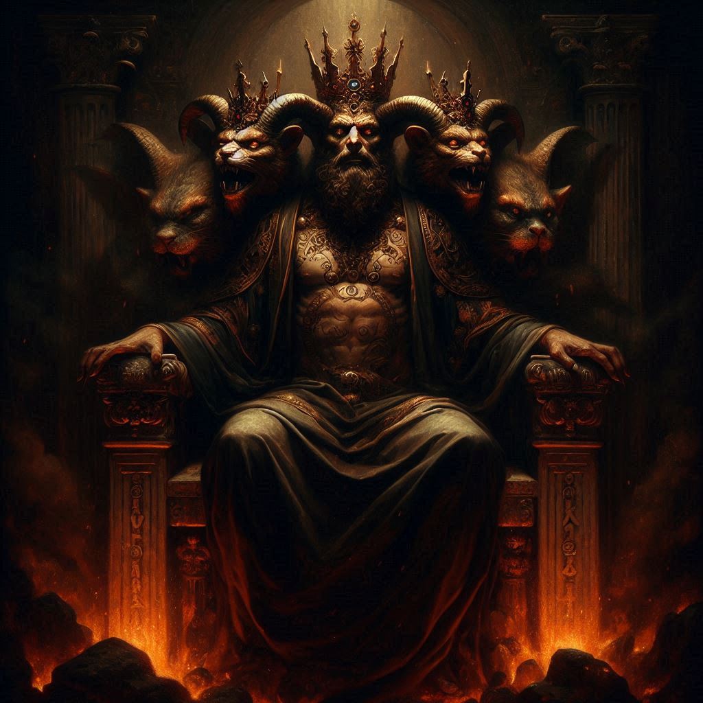 o senhor das chamas e dos segredos ocultos / imagem gerada por IA - Bing Image Creator / bandoleiro.com