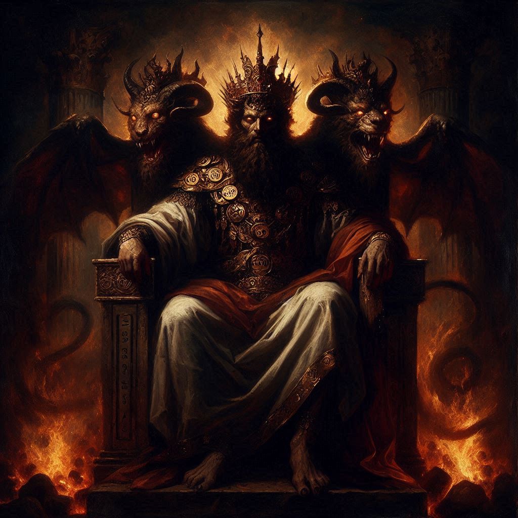 o senhor das chamas e dos segredos ocultos / imagem gerada por IA - Bing Image Creator / bandoleiro.com