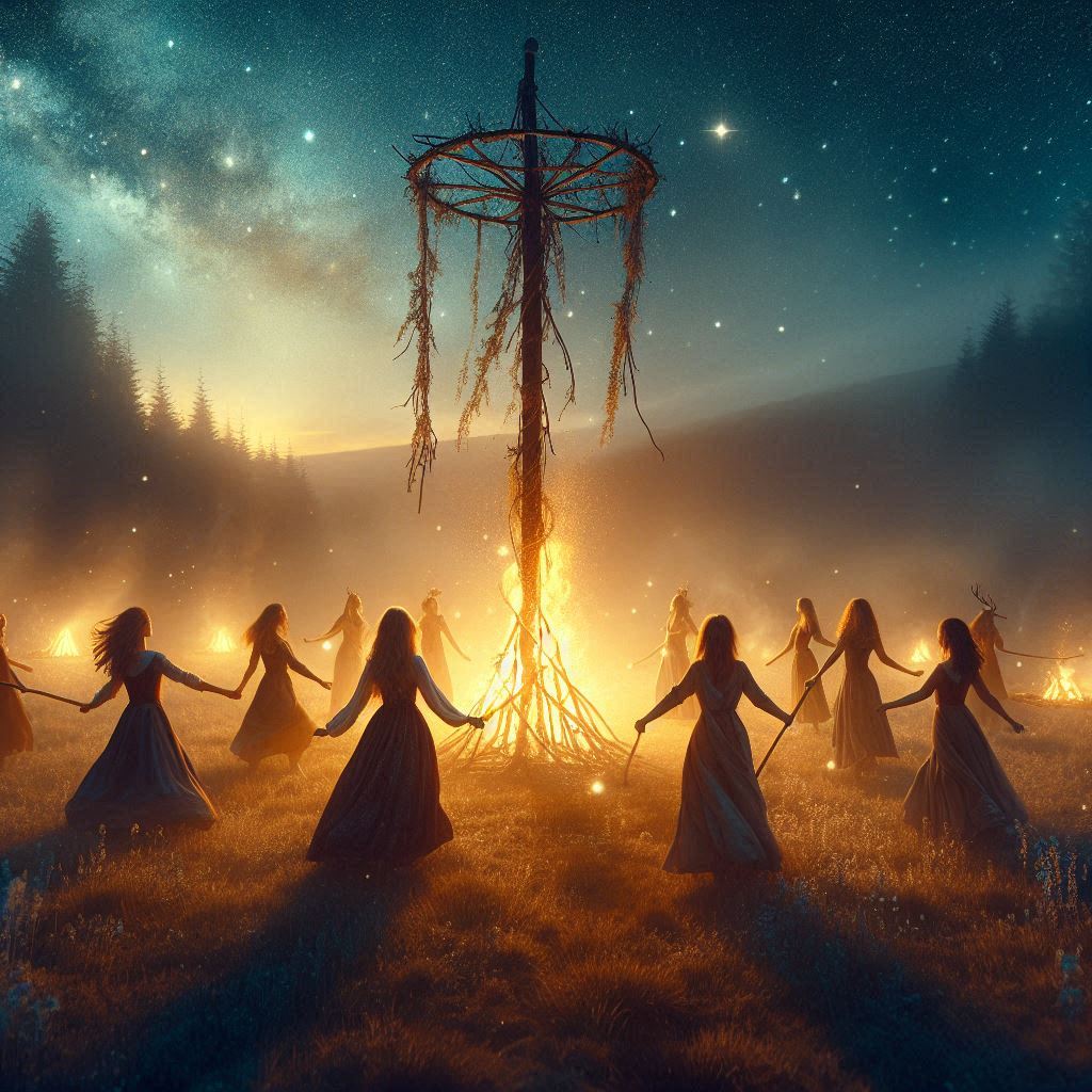 O segredo das fogueiras sagradas e desperta dos espíritos da terra / imagem gerada por IA - Bing Image Creator / bandoleiro.com