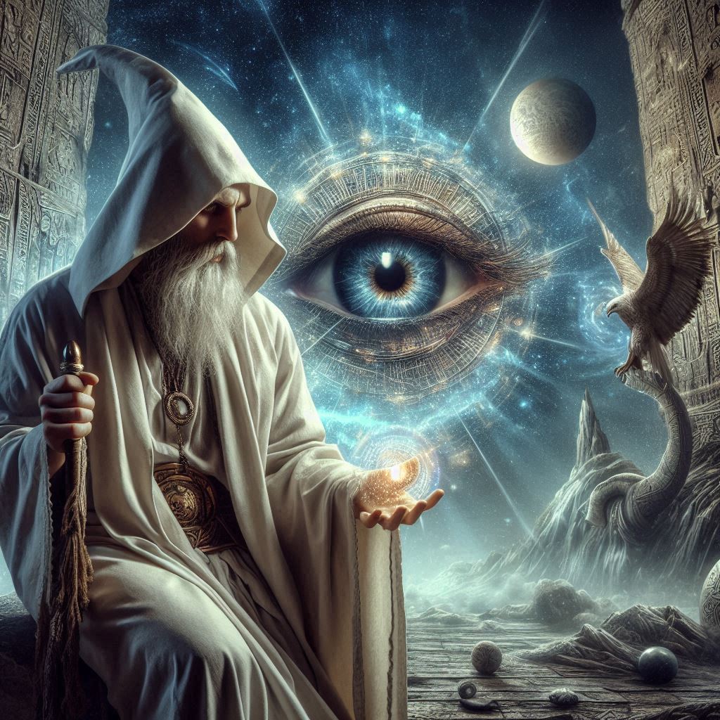 Os Corpus Hermeticum: os ensinos perdidos do saber divino / imagem gerada por IA - Bing Image Creator / bandoleiro.com