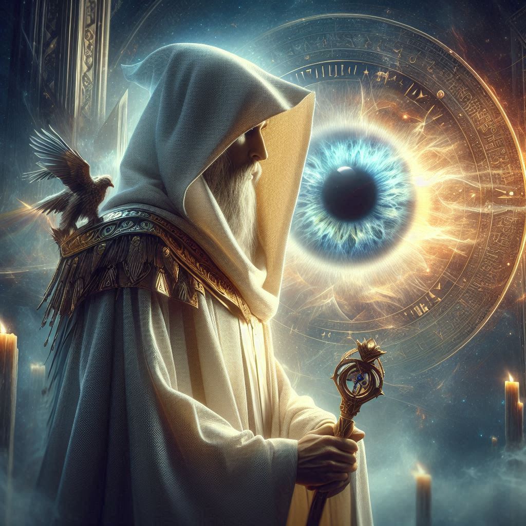 Hermes Trismegisto / imagem gerada por IA - Bing Image Creator / bandoleiro.com