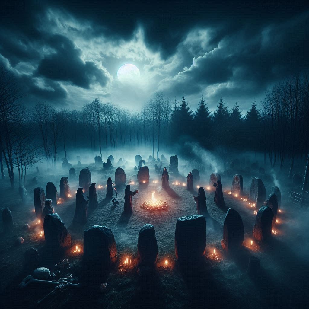 quando os mortos são bem-vindos / imagem gerada por IA - Bing Image Creator / bandoleiro.com