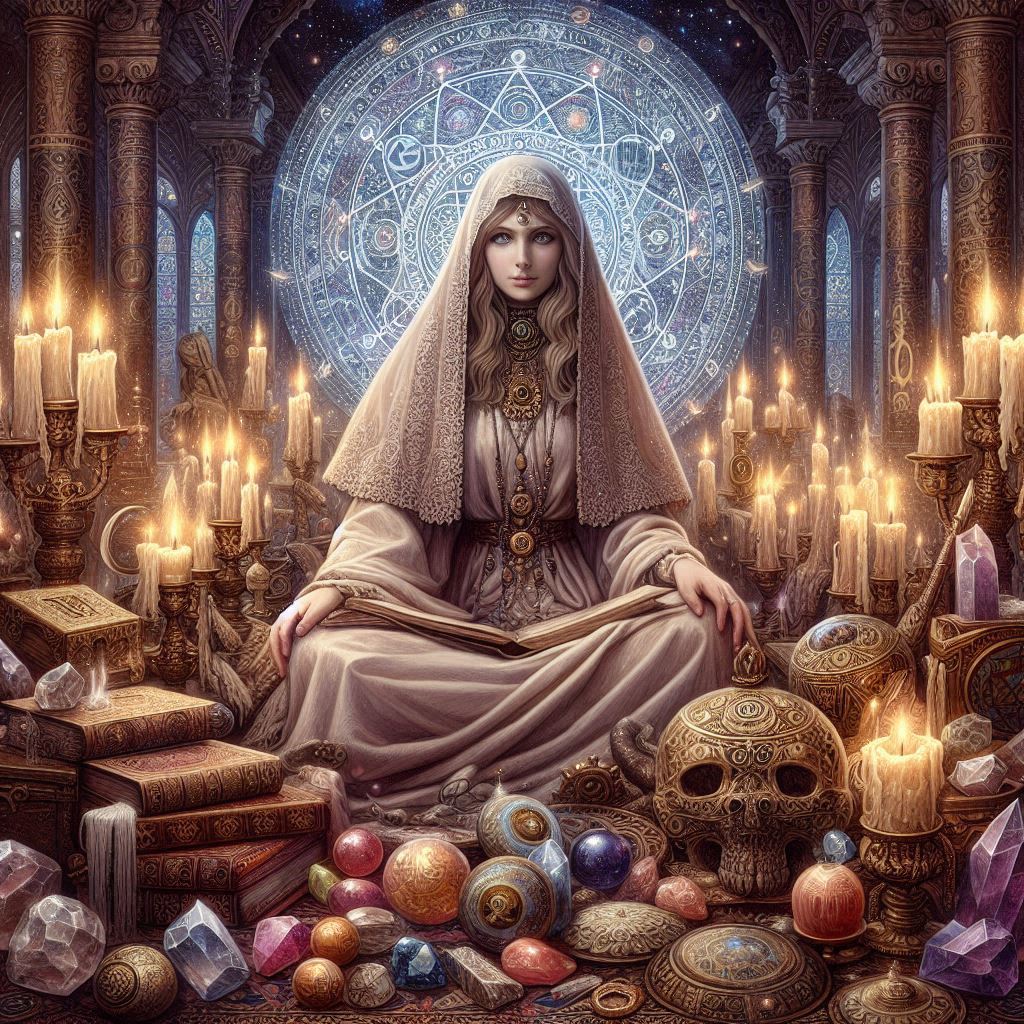 Helena Blavatsky: a guardiã do ocultismo / imagem gerada por IA - Bing Image Creator / bandoleiro.com