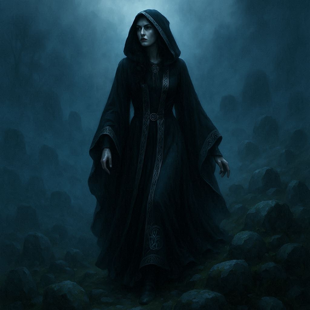 Morgana, a filha de Avalon / imagem gerada por IA - Bing Image Creator / bandoleiro.com