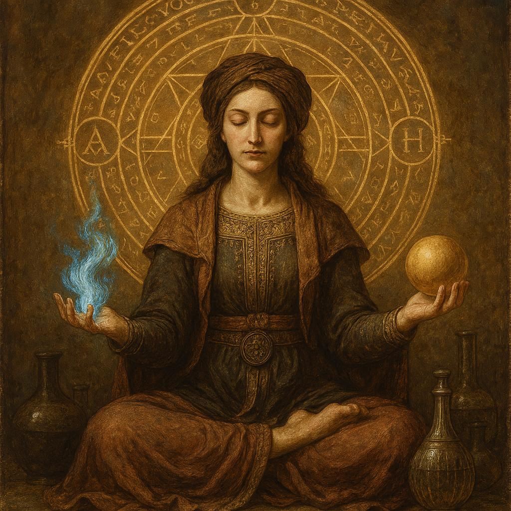 Solve et Coagula: o grande mistério da alquimia espiritual / imagem gerada por IA - Bing Image Creator / bandoleiro.com