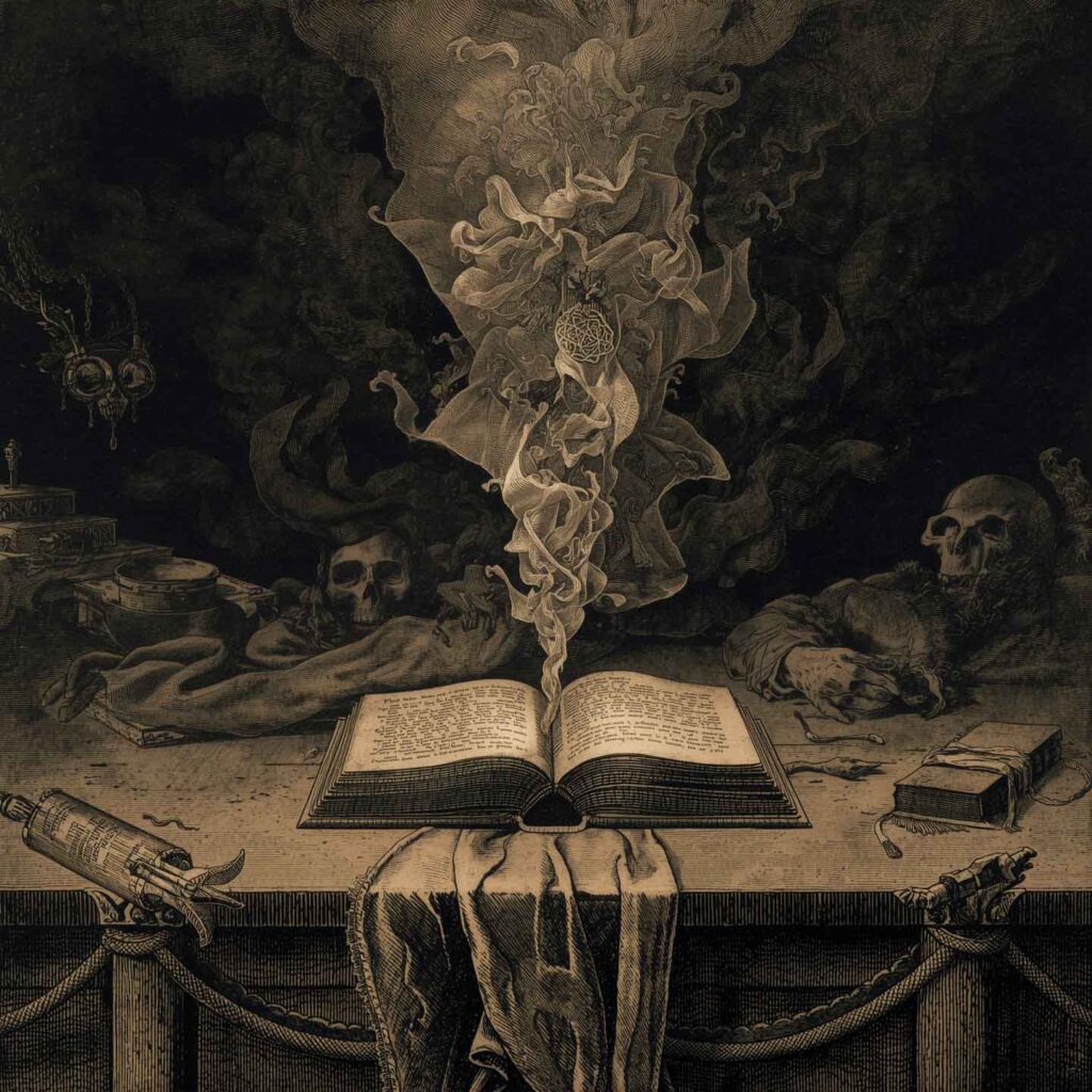 O Livro dos Pactos da Escuridão | imagem gerada por IA | by bandoleiro.com