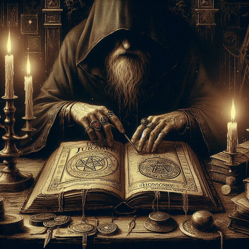 Liber Juratis e a herança oculta da magia medieval | imagem gerada por IA | by bandoleiro.com