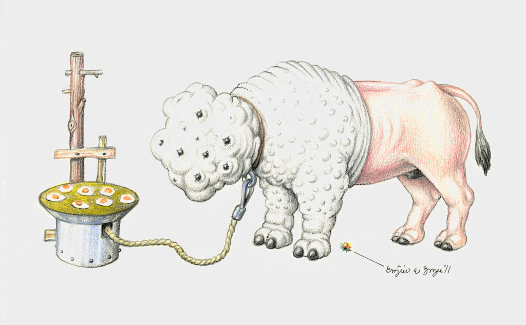 Ilustração original do Codex Seraphinianus