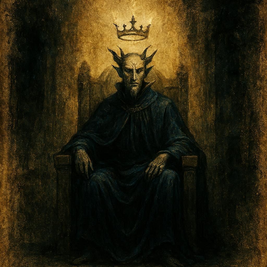 O Rei Oculto da Sabedoria Proibida | imagem gerada por IA | by bandoleiro.com