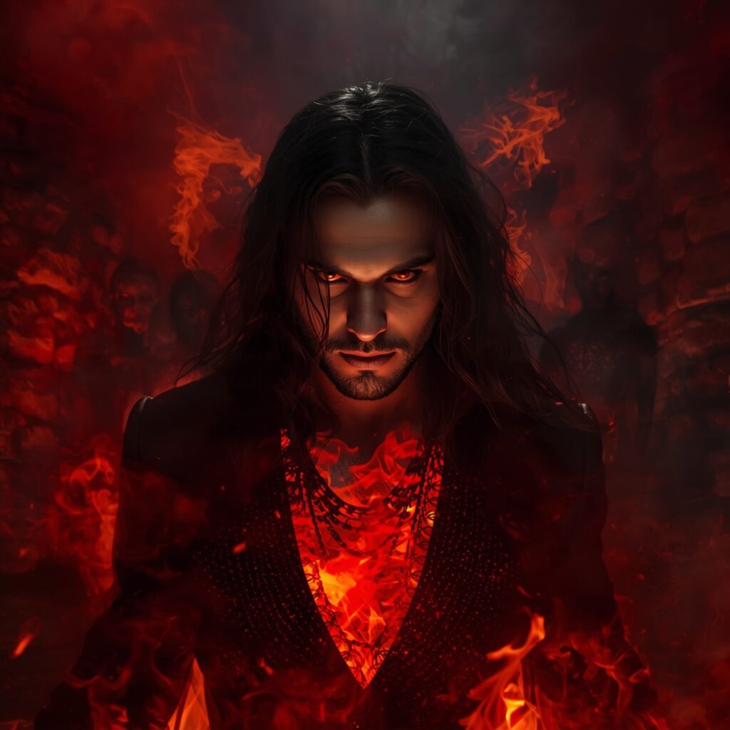 Sitri: O Desejo Que Queima nas Sombras - imagem gerada por IA