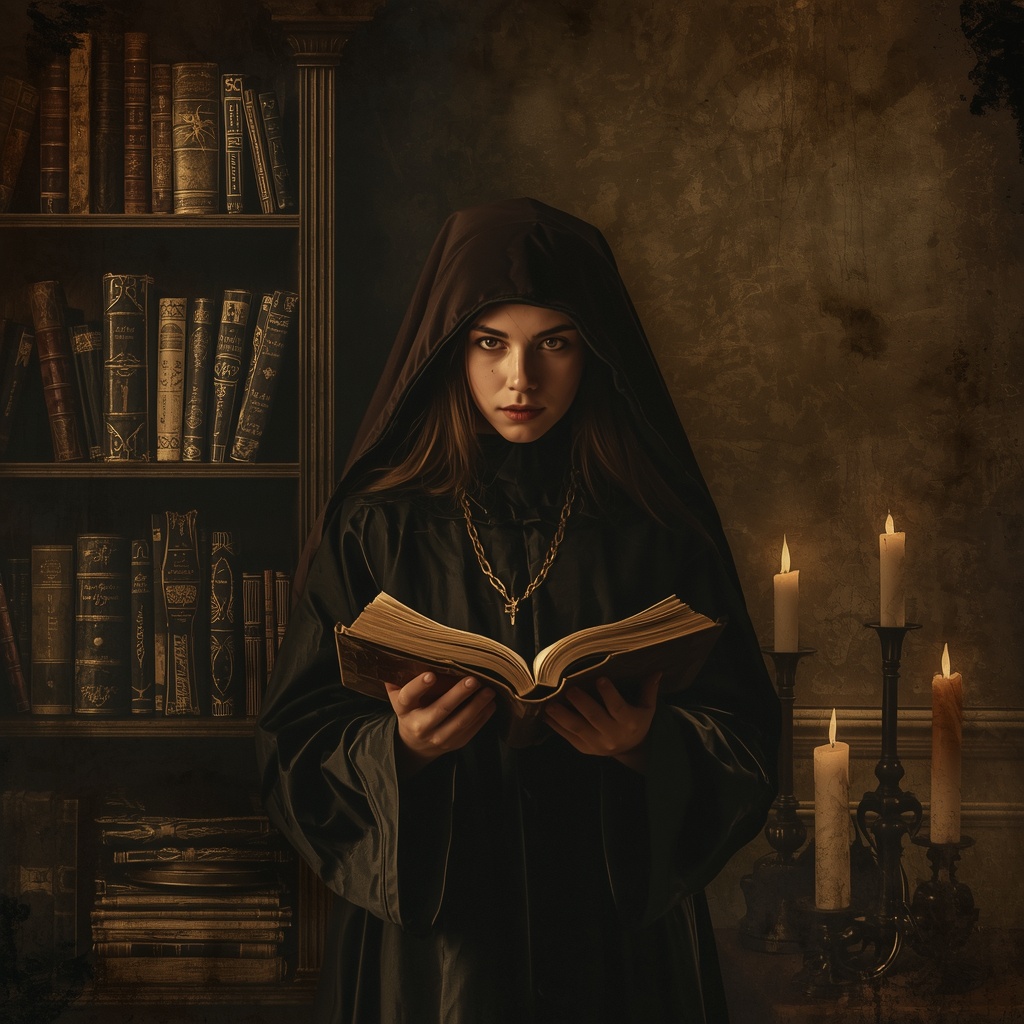 Magia medieval: Entre grimórios, alquimistas e o invisível - imagem by leonardo.ai